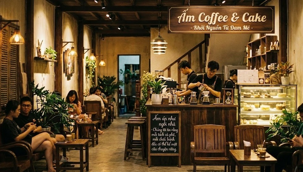 Câu chuyện Ấm Coffee & Cake